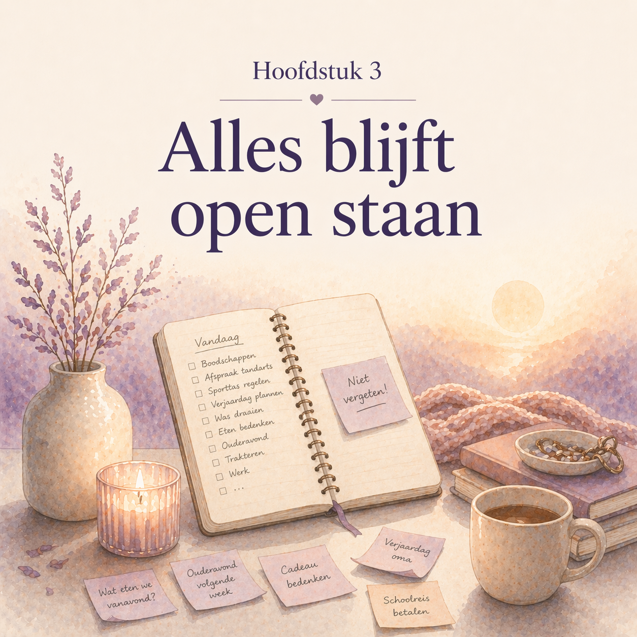 Je Hoofd Staat Nooit Uit: Bevrijd jezelf van mentale ruis, keuzestress en constante druk