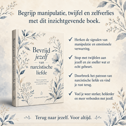 Bevrijd Jezelf van Narcistische Liefde: Doorzie manipulatie, stop met twijfelen aan jezelf en vind je rust terug.