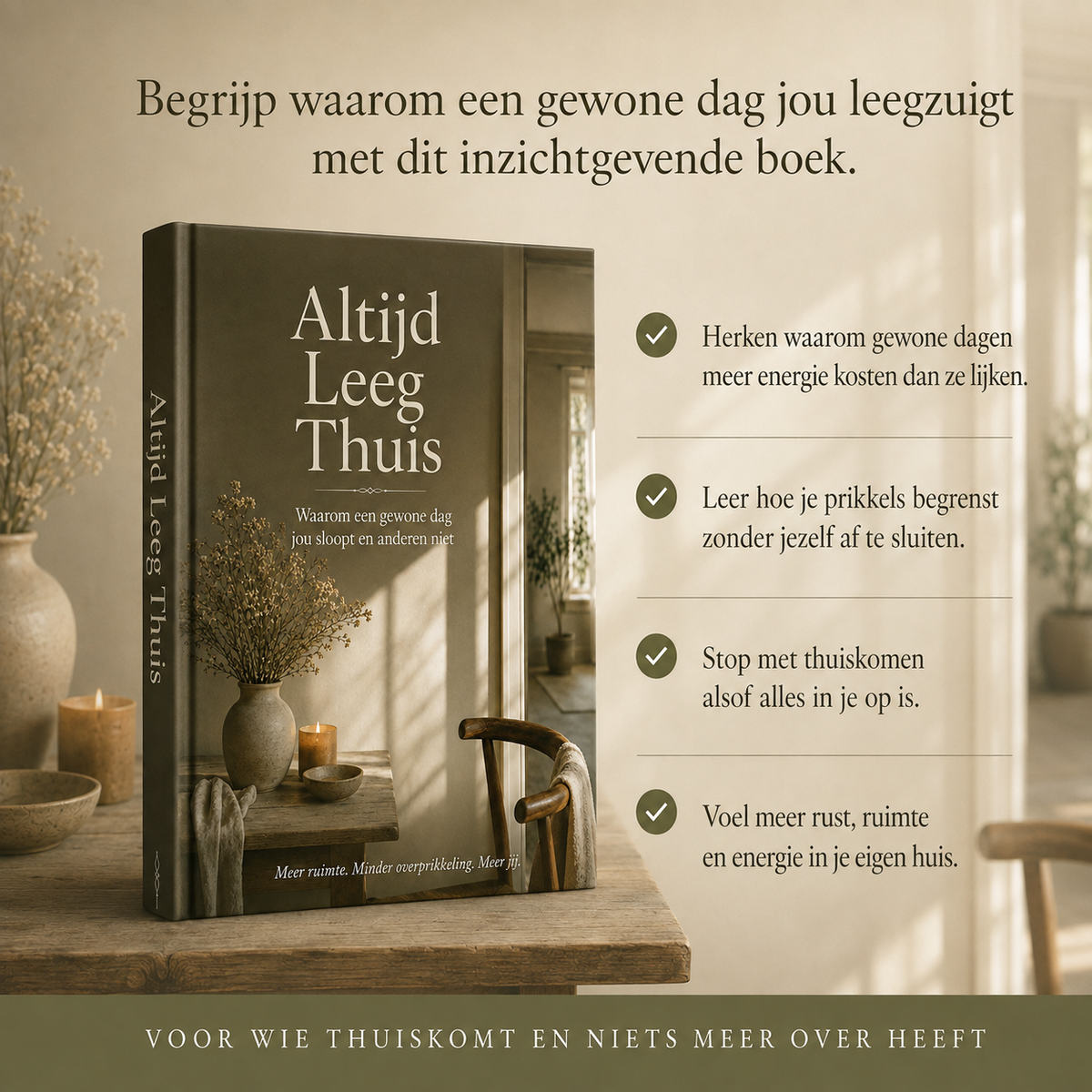 Altijd Leeg Thuis : Waarom een gewone dag jou sloopt en anderen niet