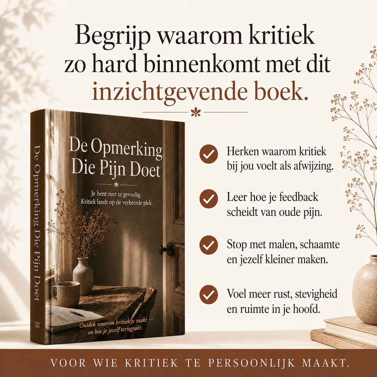 De Opmerking Die Pijn Doet : Je bent niet te gevoelig. Kritiek landt op de verkeerde plek.