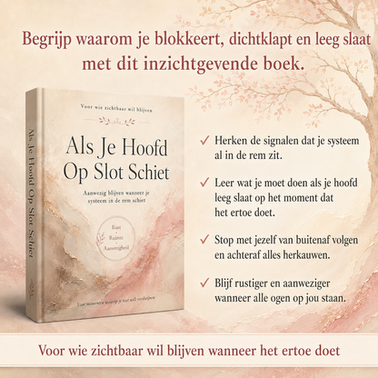 Als Je Hoofd Op Slot Schiet: Aanwezig blijven wanneer je systeem in de rem schiet