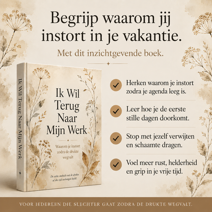 Ik Wil Terug Naar Mijn Werk : Waarom je instort zodra de drukte wegvalt