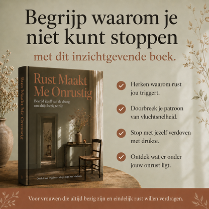 Rust Maakt Me Onrustig: Bevrijd jezelf van de drang om altijd bezig te zijn