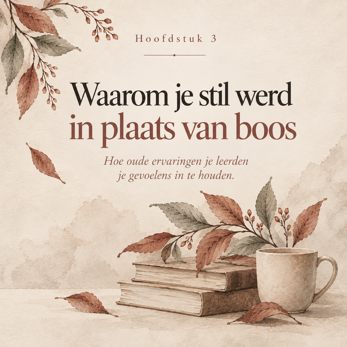 Nooit Boos Mogen Zijn : Waarom je stil wordt in plaats van boos — en waar die woede dan heen gaat.