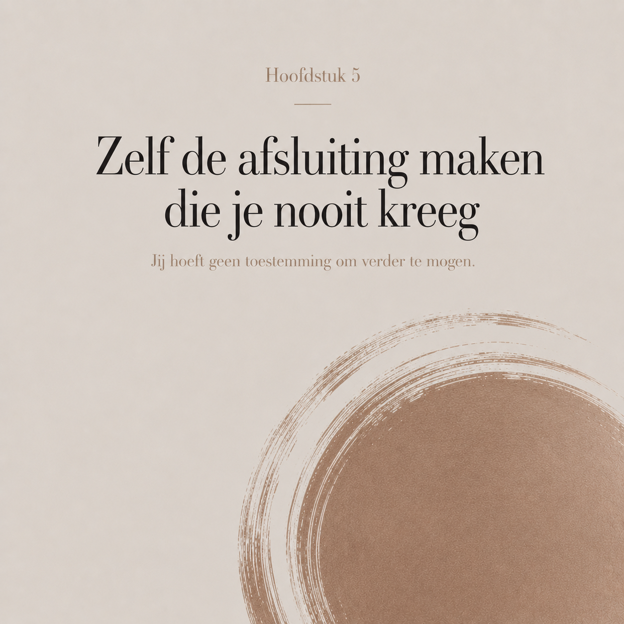 Te Laat Voor Sorry : Hoe je loskomt van een band die nooit is rechtgezet